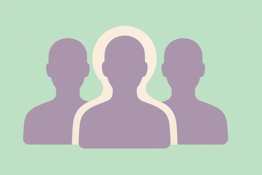 Three silhouette heads on green background. How Avatar Therapy Uses Animal Wisdom to Heal Your Heart by @RARueggAuthor #avatar #therapy #wisdom #animal #heart 