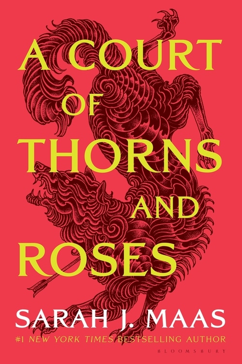 A Court of Thorns and Roses book cover.