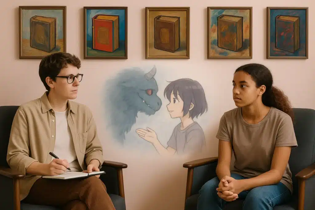 Why Not Let Your Demons Tell You a Love Story? An Introduction to Narrative Therapy by @RARueggAuthor #lovestory #narrativetherapy #briomcpride 